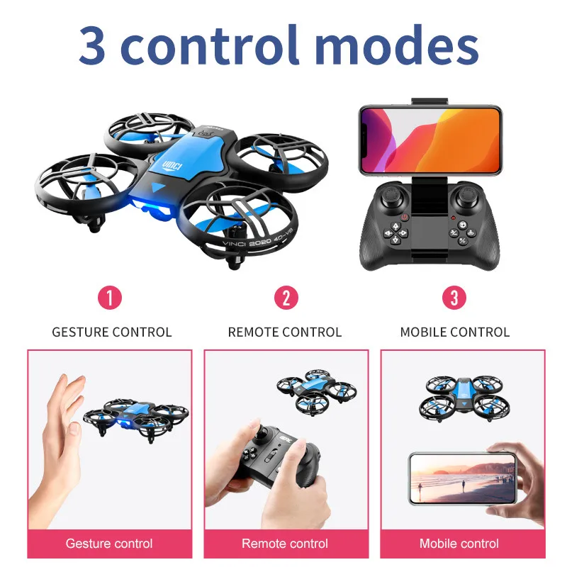 Новый мини-дрон V8 с камерой 4 – обзор и цена Drone Ae Rc