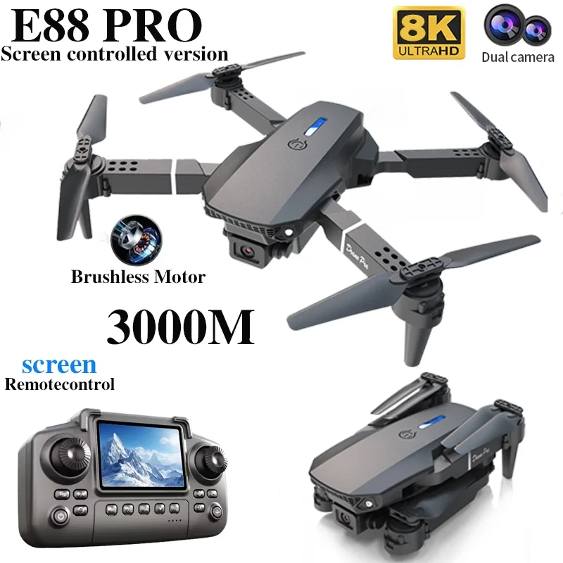 Профессиональный дрон E88 PRO  – обзор и цена Drone Ae Rc